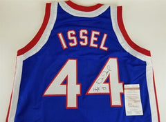Dan Issel "HOF 93" Signed ABA's Kentucky Colonels Custom Jersey (JSA COA)