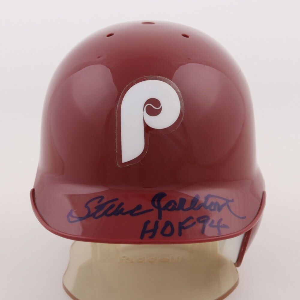 Steve Carlton Philadelphia Phillies Autographed White & Maroon