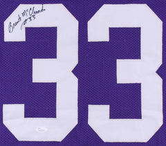 Brent McClanahan Signed Vikings Jersey (JSA) Minnesota Running Back 1973–1979