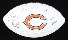 Jim Covert Signed Bears Logo Football Inscribed "HOF 2020" (JSA COA) Jimbo