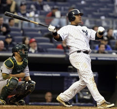 Melky Cabrera Signed Rawlings Baseball Bat Inscribed "I Love NY" (JSA) Yankees