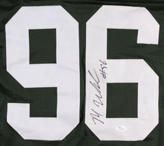 Muhammad Wilkerson Signed New York Jets Green Jersey (JSA) 2015 Pro Bowl