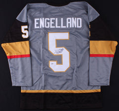 Deryk Engelland Signed Vegas Knights Jersey (Beckett)Playing career 2003–present