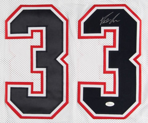 Dion Lewis Signed Patriots Jersey (JSA)  3 Touchdowns in 1 Playoff Game 01/15/17