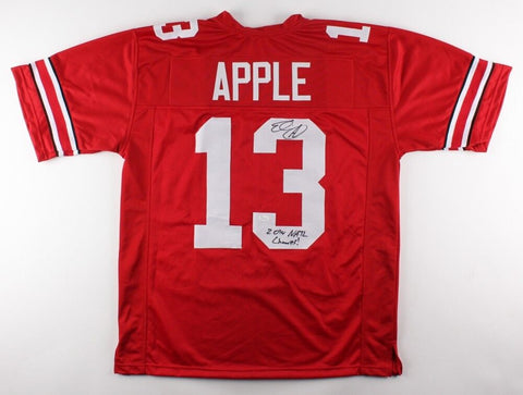 Eli Apple Signed Ohio State Buckeyes Jersey Inscribed "2014 NATL Champs!" (JSA)