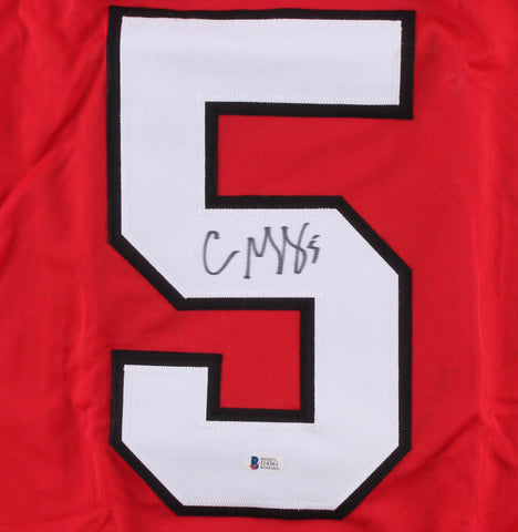 Connor Murphy Signed Chicago Blackhawks Jersey (Beckett COA) Hawks / Defense