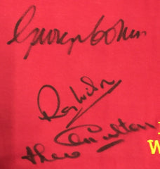 George Cohen, Ray Wilson & Jack Charlton Signed England 1966 World Cup Champions