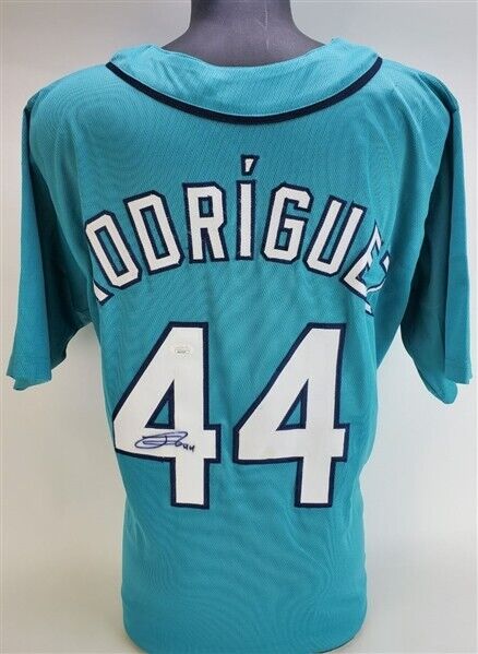 Press Pass Collectibles Mariners Julio Rodriguez Authentic Signed White Nike Jersey Autographed JSA
