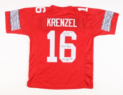 Craig Krenzel Signed Ohio State Buckeyes Jersey (Playball Ink) Twice Inscribed