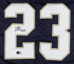 Kyren Williams Signed Notre Dame Fighting Irish Jersey (Beckett) L.A. Rams #1 RB