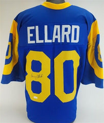 Henry Ellard Signed Los Angeles Rams Throwback Jersey  (JSA COA) Wide Receiver