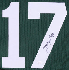 Jerry Tagge Signed Packers Jersey (JSA COA) Green Bay 1st Rd Draft Pick 1972 QB