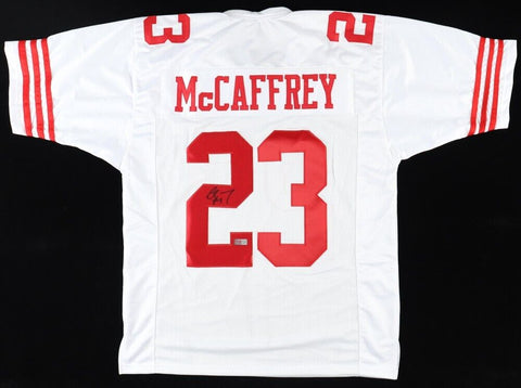 Christian McCaffrey Signed San Francisco 49ers Jersey (P.I.A.) 2xPro Bowl R.B.