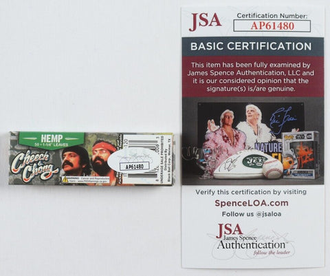 Cheech Marin & Tommy Chong Signed "Cheech & Chong" Rolling Papers (JSA COA)