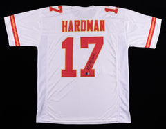 Mecole Hardman Signed Kansas City Chief Jersey (Beckett Hol) Super Bowl LIV & LV