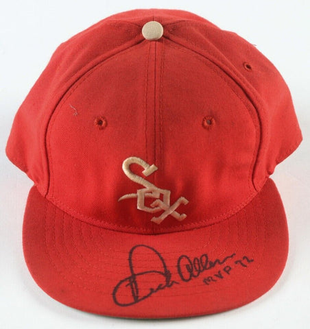 Dick Allen Signed Vintage Chicago White Sox Fitted Hat Inscribed "MVP 72" (PSA)
