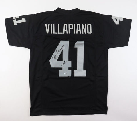 Phil Villapiano Signed Oakland Raiders Jersey Inscribed "SB XI" (Beckett) LB