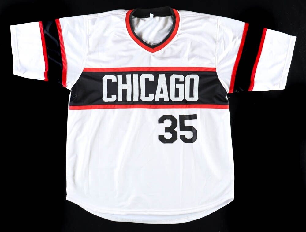 Frank Thomas Signed Chicago White Sox 1983 Throwback Jersey (JSA COA) 1 B  /D.H.