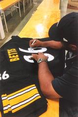 Jerome Bettis Signed Notre Dame Fighting Irish Kelly-Green Jersey (Beckett)