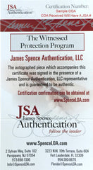 Lance Berkman Signed 35x43 Framed Jersey Display Inscribed 2011 WS Champ JSA COA
