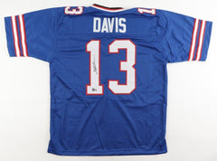 Gabriel Davis Signed Buffalo Bills Blue Jersey (Beckett) 2020 Draft Pck WR / UCF