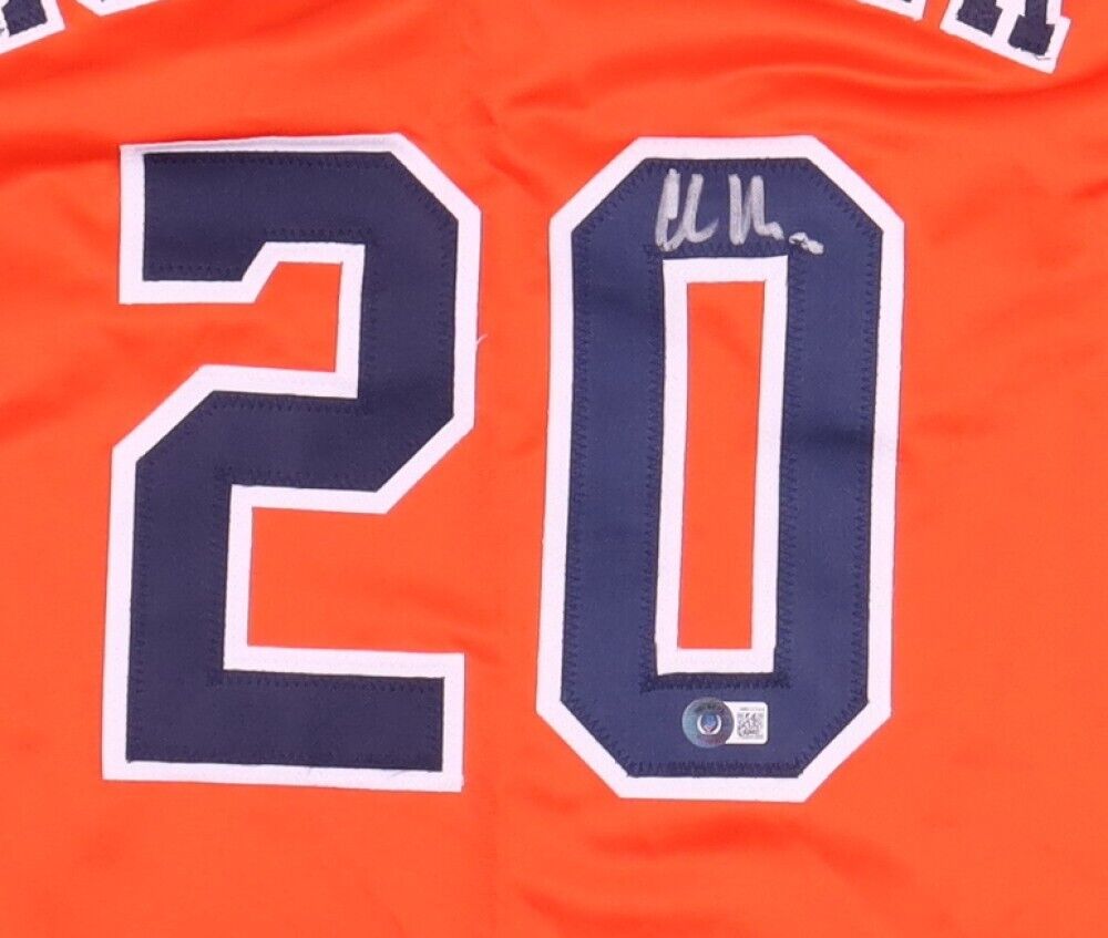 Chas McCormick Signed Houston Astros Jersey (Beckett) 2022 World Champ –