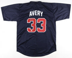 Steve Avery Signed Atlanta Braves Jersey (JSA COA) 1995 World Series C –  Super Sports Center