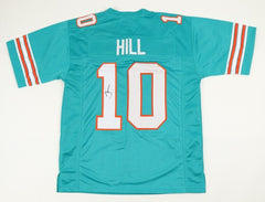 Tyreek Hill Signed Miami Dolphins Teal Jersey (JSA) 6xPro Bowl Wide Receiver