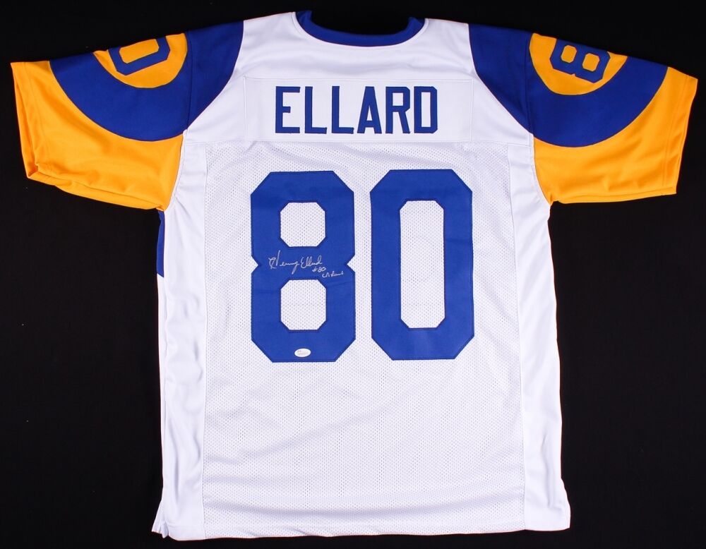 Henry Ellard Signed Los Angeles Rams Jersey (JSA COA) 3xPro Bowl