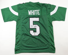 Mike White Signed New York Jets Jersey (Beckett) 2022 Jets Starting Quarterback