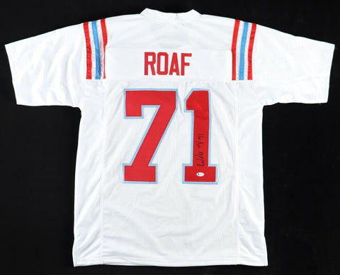 Kansas City Chiefs Willie Roaf Signed Red Jersey w/HOF 2012 - Schwartz  Authenticated