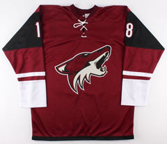 Christian Dvorak Signed Coyotes Jersey (Beckett COA) NHL Career 2015–present