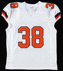 Jaleel McLaughlin Signed Denver Broncos Jersey Inscribed Broncos Country JSA COA