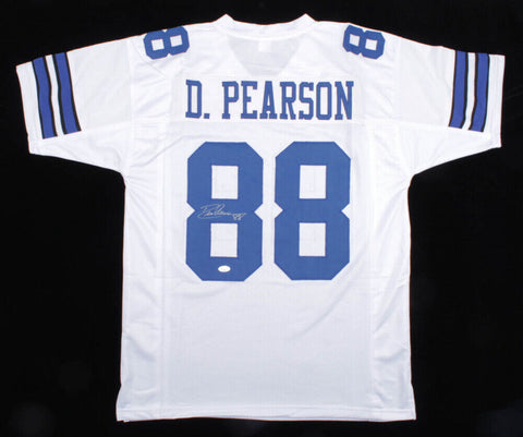 Drew Pearson Signed Dallas Cowboys White Home Jersey (JSA COA)