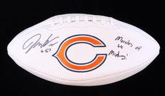 Jack Sanford Signed Chicago Bears Logo Football Monsters of the Midway /Schwartz