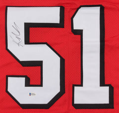 Ken Norton Jr. Signed San Francisco 49ers Jersey (Beckett) 3×Super Bowl Champ