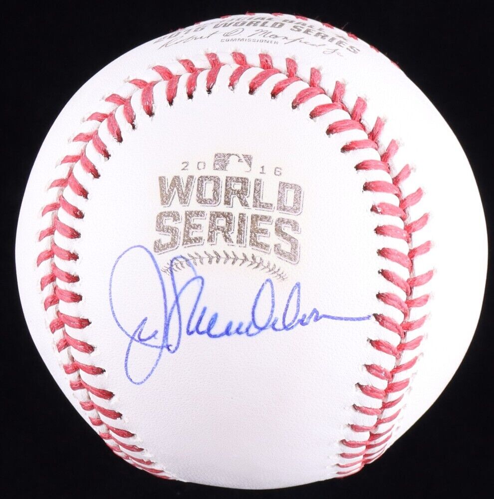 Joe Maddon Signed 2016 Chicago Cubs World Series Baseball (Schwartz Sports) Mgr.