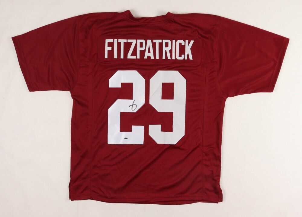 Minkah Fitzpatrick Signed Alabama Crimson Tide Jersey (OKAuthentics) Steelers CB