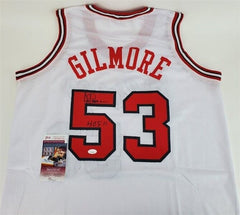 Artis Gilmore Signed Chicago Bull Jersey "HOF 11" (JSA COA) 6xAll Star Center