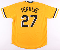 Kent Tekulve Signed Pittsburgh Pirates Jersey (TSE COA) 1979 World Series  Champs