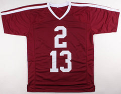 Johnny Manziel & Mike Evans Signed Texas A&M Aggies Jersey Inscribed 12 Hiesman