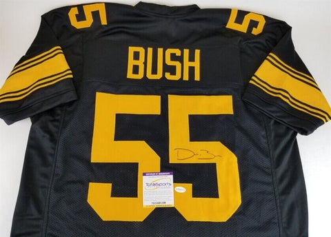 Devin Bush Signed Pittsburgh Steelers Jersey (TSE COA) 2019 1st rd Pck L.B. Mich