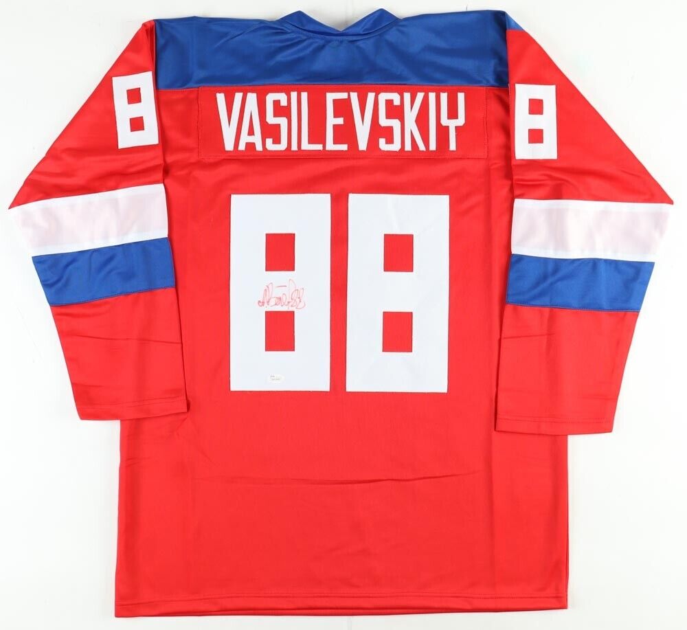 Andrei Vasilevskiy autographed signed jersey NHL Tampa Bay