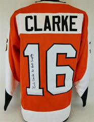 Bobby Clarke "3x Hart Trophy"  Signed Philadelphia Flyers Jersey (JSA COA)