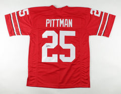 Antonio Pittman Signed Ohio State Buckeyes Jersey (JSA COA)Ranks 8th OSU Rushing