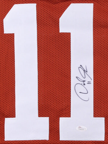 Derrick Johnson Signed Texas Longhorns Jersey (JSA COA) K. C. Chiefs Linebacker