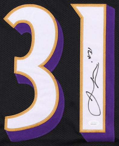 Jamal Lewis Signed Baltimore Ravens Jersey (JSA COA)Super Bowl Champion (XXXV)