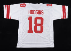Isaiah Hodgins Signed New York Giants Jersey (Players Ink) 2020 Draft Pick WR