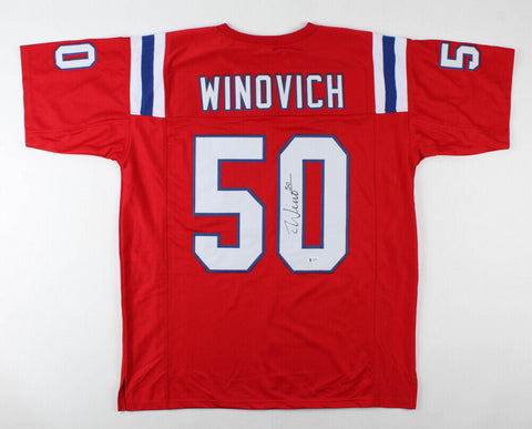 Chase Winovich Signed New England Patriots Jersey (Beckett COA) 2019 3rd Rd Pick