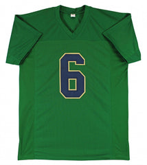 Jeremiah Owusu-Koramoah Signed Notre Dame Fighting Irish Jersey (Beckett Holo)